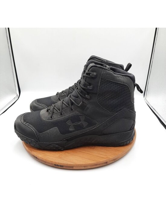 Under Armour UA Valsetz RTS Mens 13 Boots Black Tactical Combat Work Side Zip main image 8